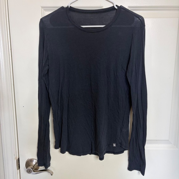Figs Tops - FIGS Navy Blue Long Sleeve Pima Cotton Modal Underscrub Top Shirt L61000